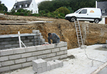 Réalisation des fondations à Ladern-sur-Lauquet
